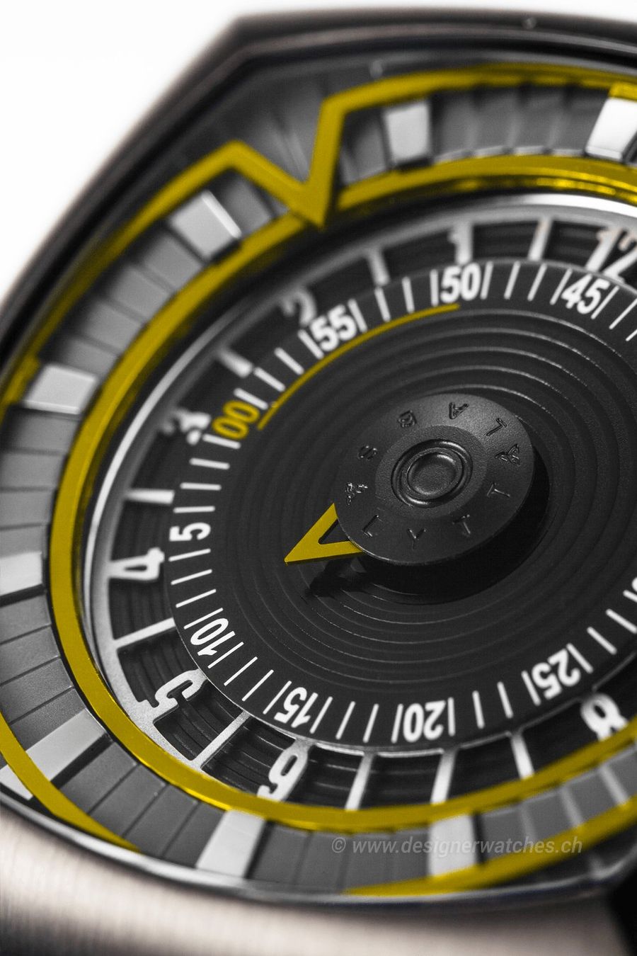 Orologi: Lytt Labs Inception Yellow Armbanduhr Automatic Saphirglas – Nuovo e nell'imballaggio originale da Biel/Bienne venduto da Qlocker 2
