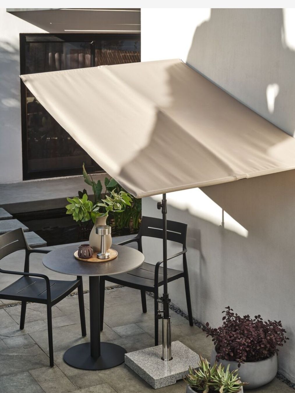 Ombrelloni: Sonnenschirm Balkon creme mit Klemme . – Nuovo (secondo la descrizione) da Ladir venduto da GAGA07