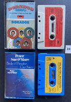 4 Musikkassetten Peter Su & Marc,   Dorados,  Pepe Lienhard,