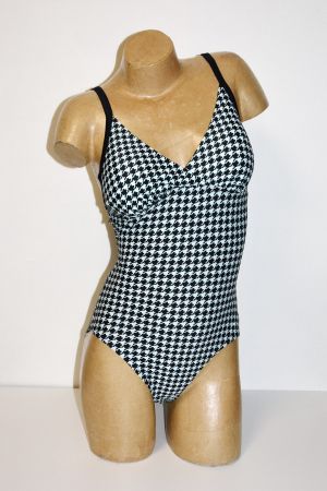 Speedo Damen Badeanzug Monokini Badekleid/mint,schwarz/Gr.38