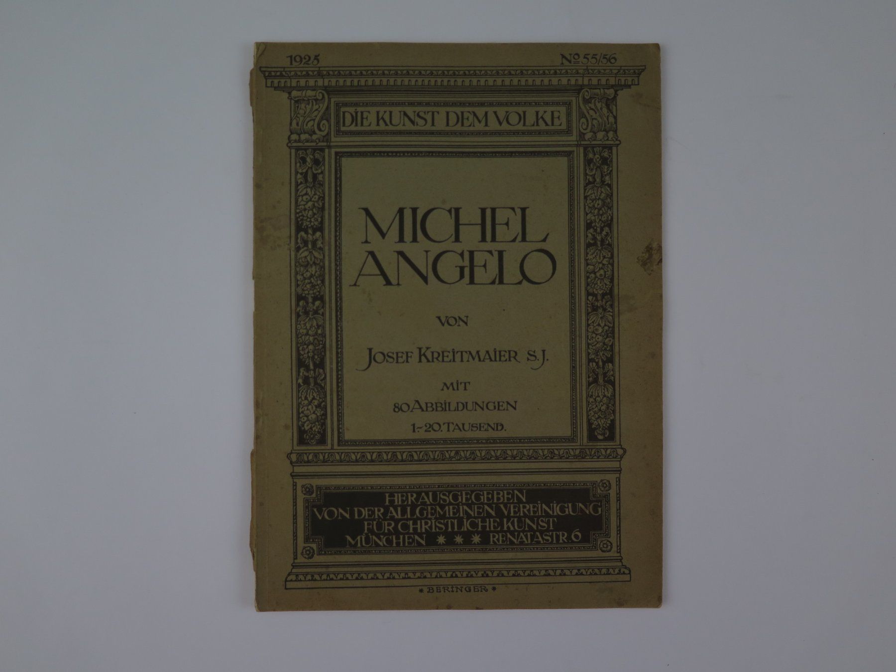 Libri: Michel Angelo von Josef Kreitmaier 1925 – Usato da Zwingen venduto da Tigertimmi