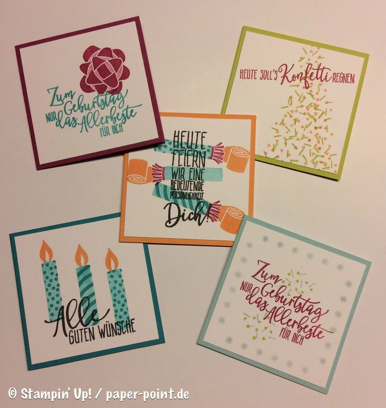 Stampin' up! Timbri: Stempelset von Stampin up "Perfekter Geburtstag" – Usato da Frauenkappelen venduto da evangelina78 8