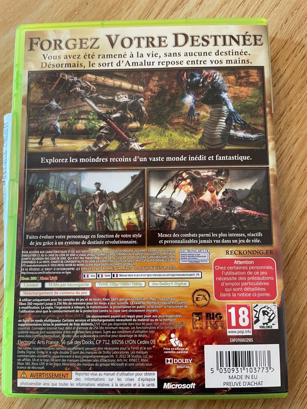 Spiele: Reckoning XBOX360 – Gebraucht aus Prilly von Ezareth 1