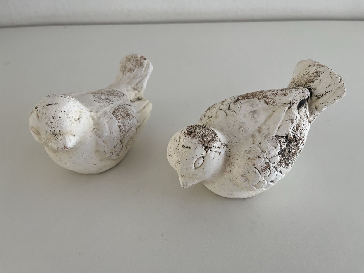 Figuren: 2 Vögel / Terracotta / Shabby Chic – Gebraucht aus Wetzikon ZH von seli03 1