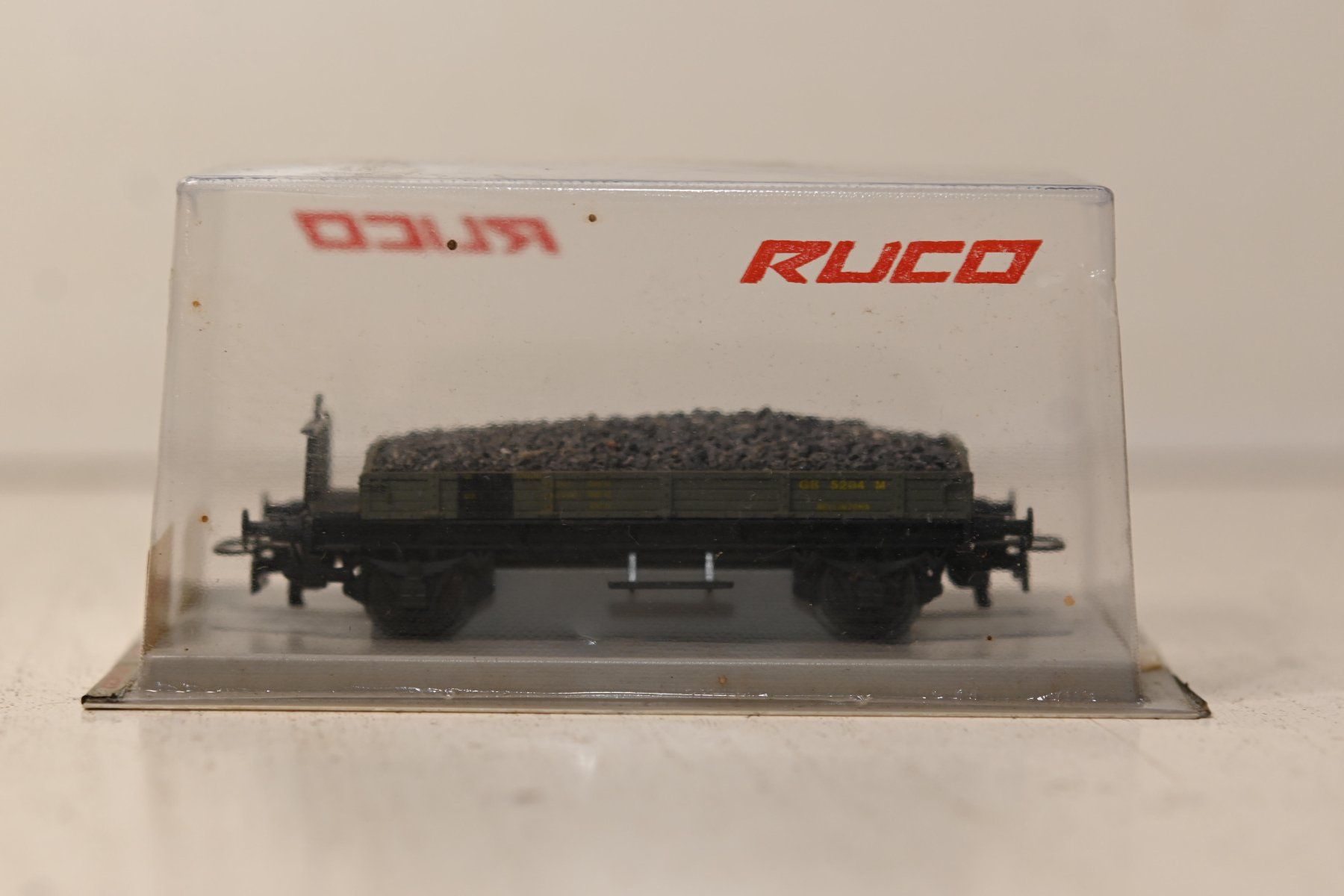 Modellini di ferrovie: Modellbahn Waggon beladen Ruco HO/AC – Usato da Laupen ZH venduto da Zmoewe 6