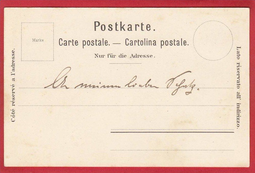 Cartoline postali: ISELTWALD BRIENZERSEE LITHO – Usato da Grüningen venduto da Kartenlaube 1