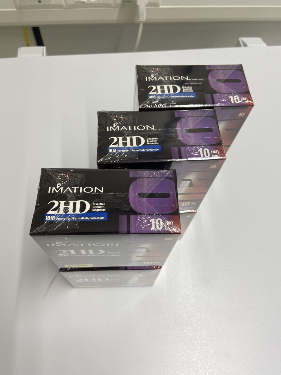 Dischetti: IMATION 2HD Disketten IBM-formatiert, 100 Stück, Original – Nuovo e nell'imballaggio originale da Alpnach Dorf venduto da elMulax 1