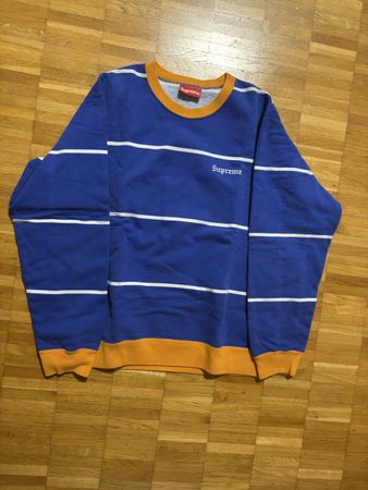 Supreme Gestreifter Pullover - Top Zustand - Herbst