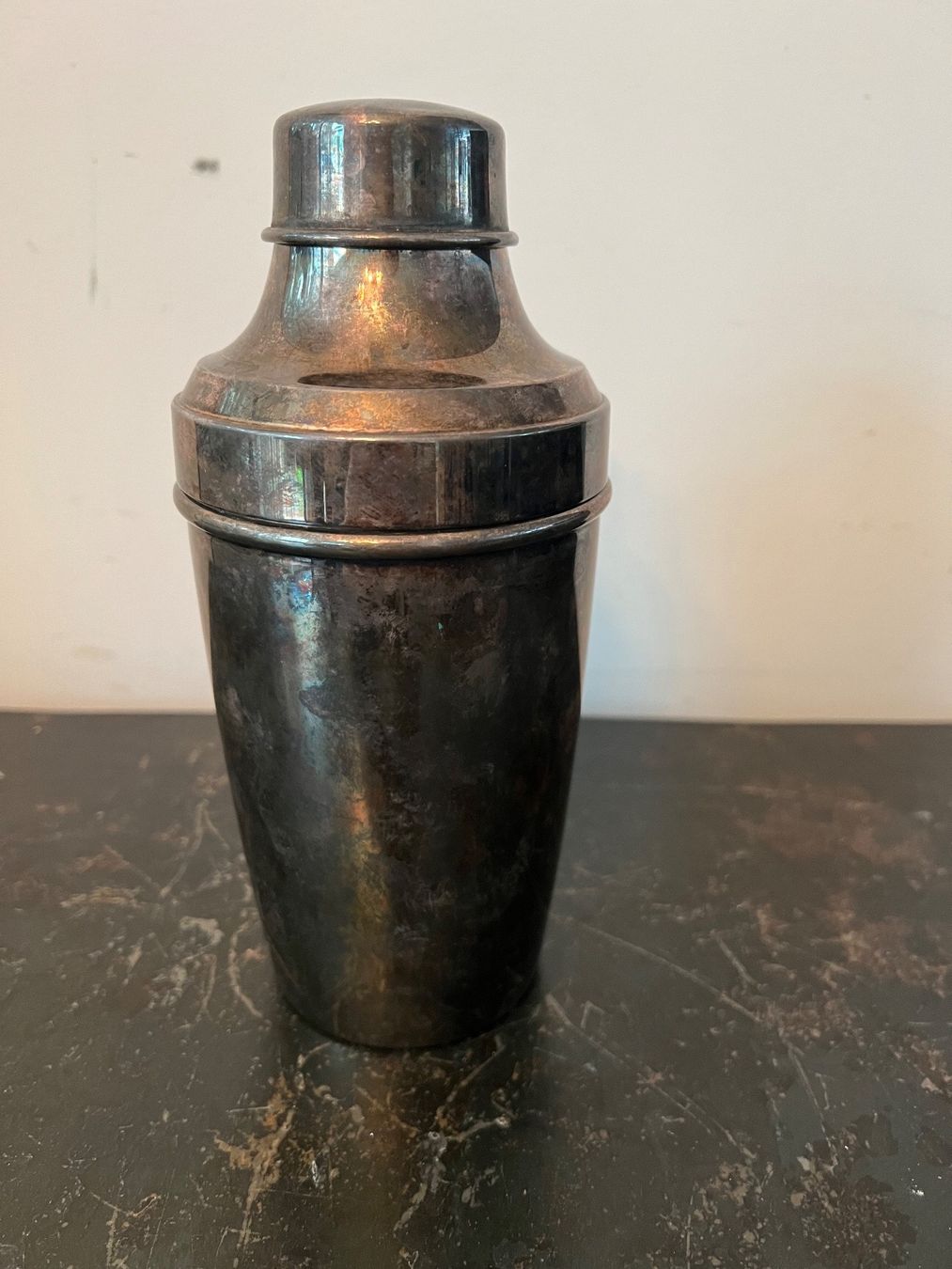 Karaffen: Art Deco versilberter Shaker Alpacca 12 – Gebraucht aus Wabern von La-Vitrine 5