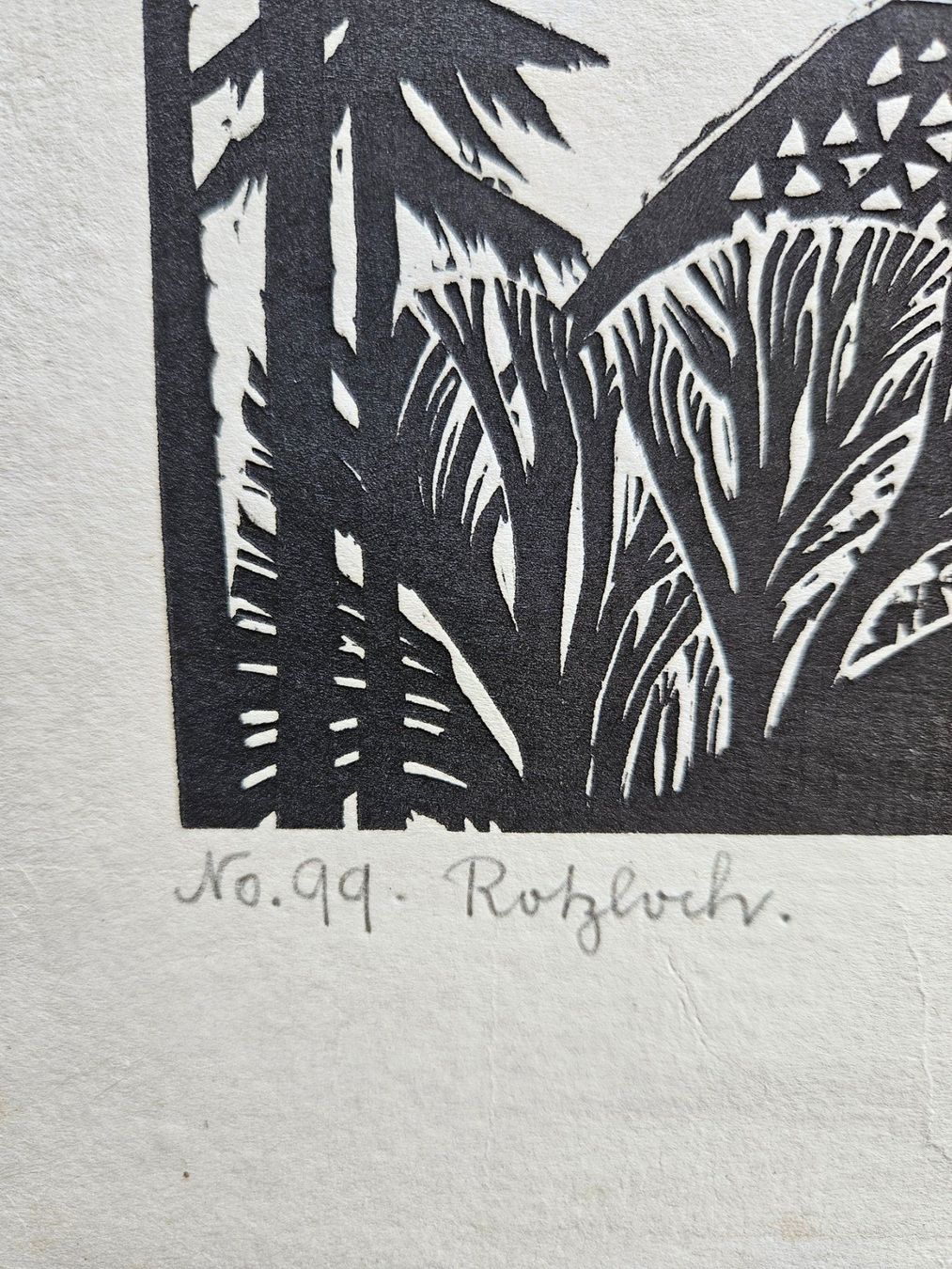 Xilografie: Walter Eglin 1895 - 1966 Holzschnitt – Usato da Wisen SO venduto da gralstrand 1