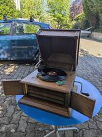 Grammophon mit Shellacplatten