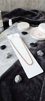 Collier Rivière de Strass en Acier Inoxydable