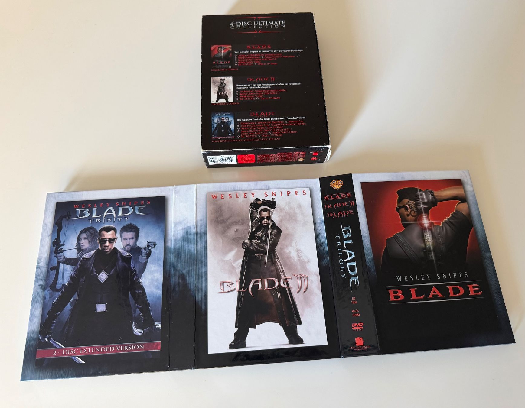 Tutti i DVDs: Blade Trilogy DVD The Ultimate Collection 4-Disc – Usato da Altstätten SG venduto da sheamus 1