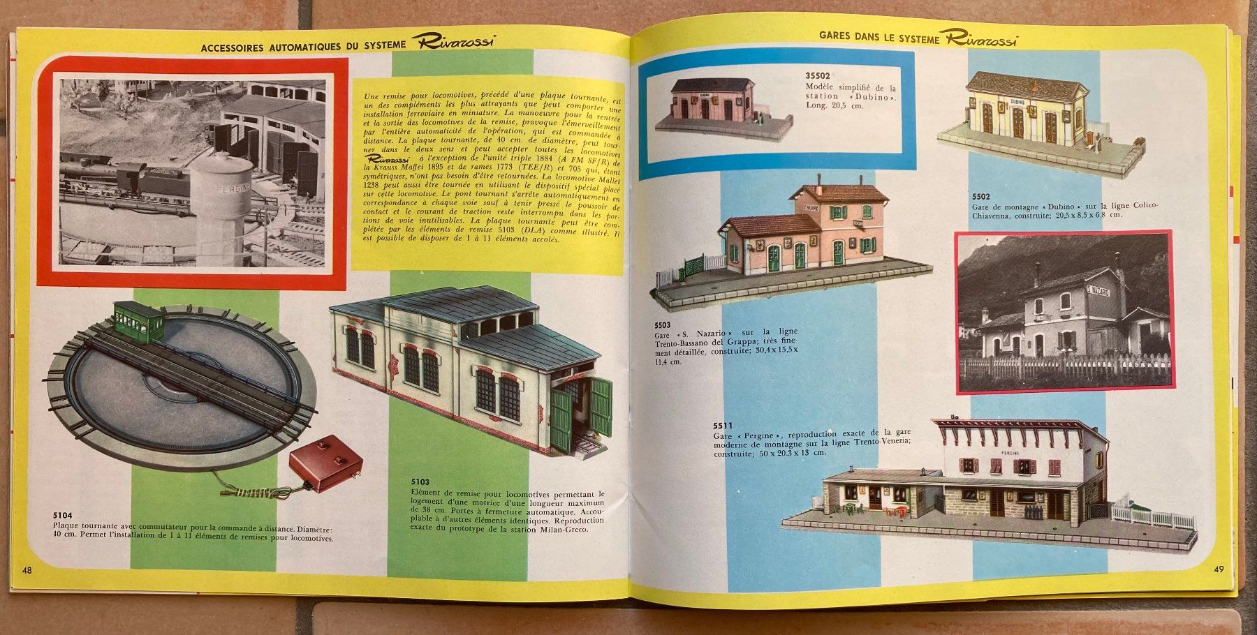 Rivarossi Trains électriques: Catalogue Rivarossi - 1965 – D'occasion à Versoix par HELVETICA_1 6
