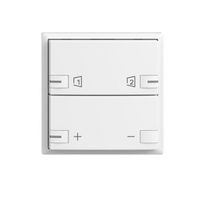 Frontplatte EDIZIOdue zeptrion/AIR Dimmer S1/S2 mit LED ws.