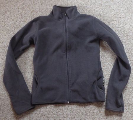 Warme Fleecejacke, Grösse S grau (ca. Grösse  152 )