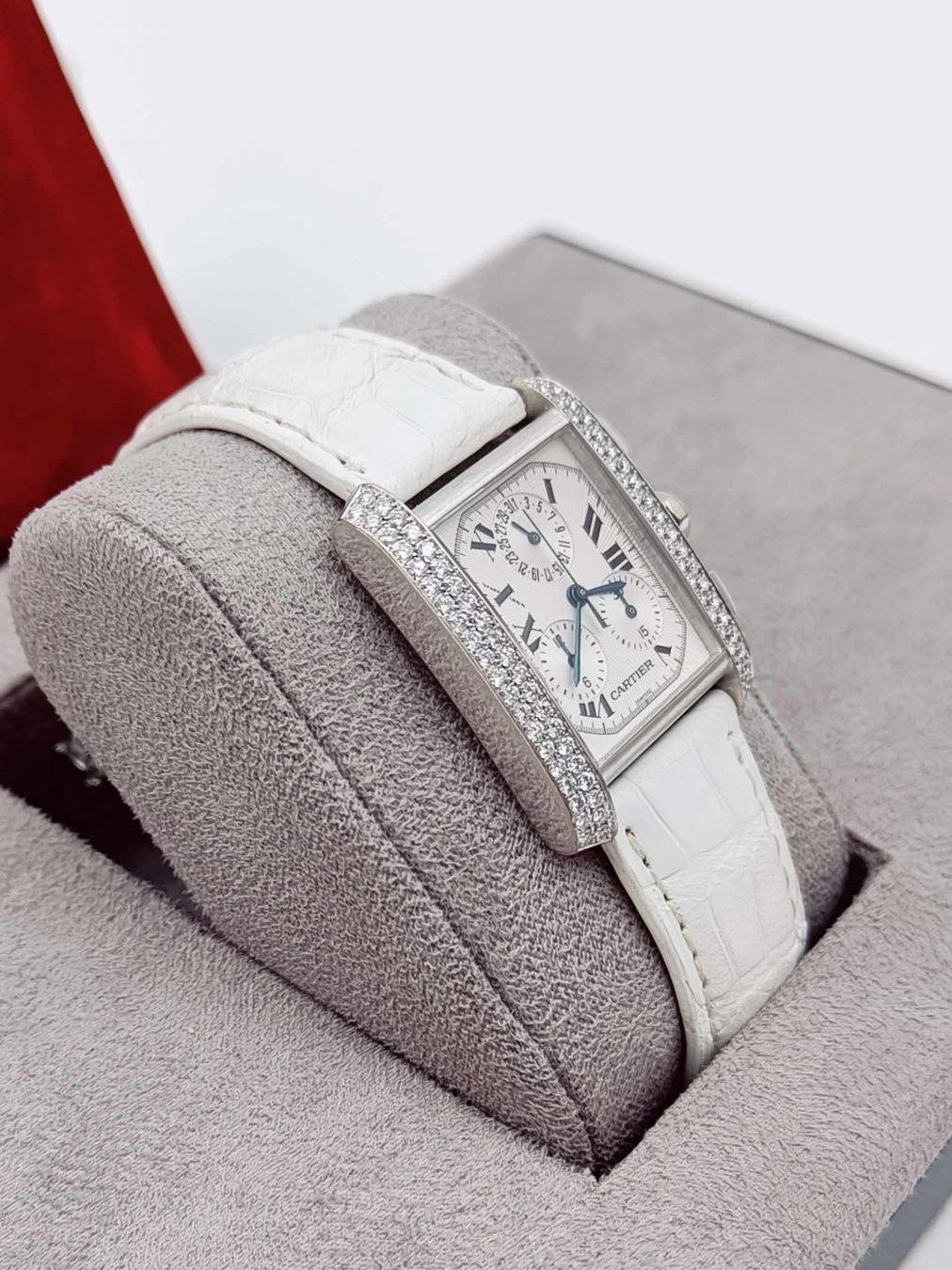 Cartier Uhren: CARTIER TANK FRANCAISE CHRONOFLEX CHRONOGRAPH – Gebraucht aus Luzern von EdiGem 2