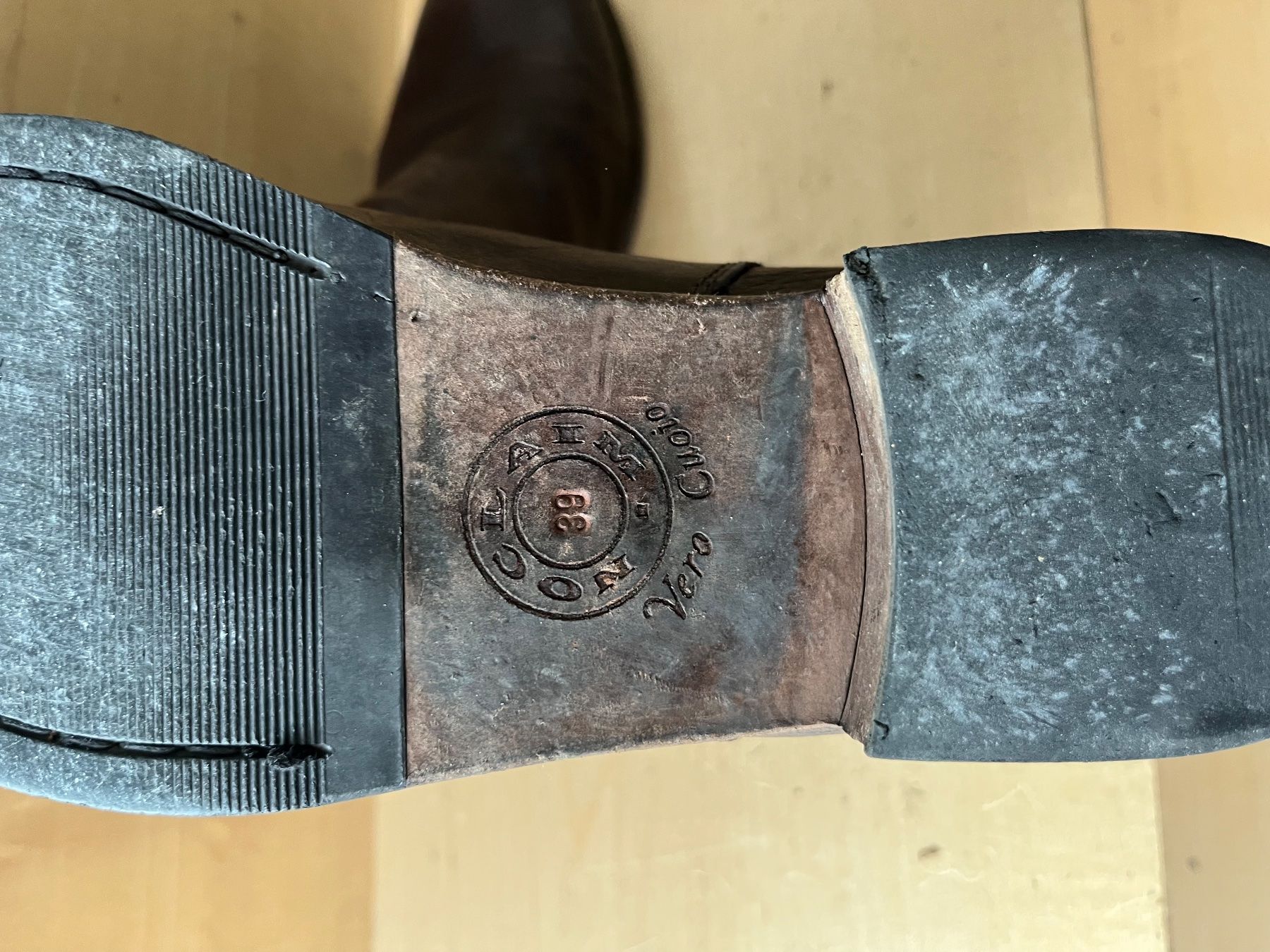 Damenschuhe: Chelsea Boots Braun Leder – Gebraucht aus Bern von leokislig 1