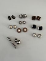 Vintage Ohrclips und Brosche