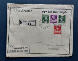 Brief 1931, mit Kehrdruck Tellknabe + Tell Brustbild