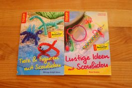 2 Büchlein mit Ideen für Scoubidou