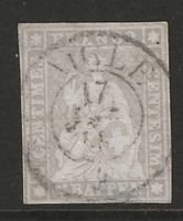 1862 : Strubel Nr. 21 - zentr. Vollstempel Aigle
