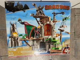 Playmobil 9243 Dracheninsel Berk, grosses gut erhaltenes Set