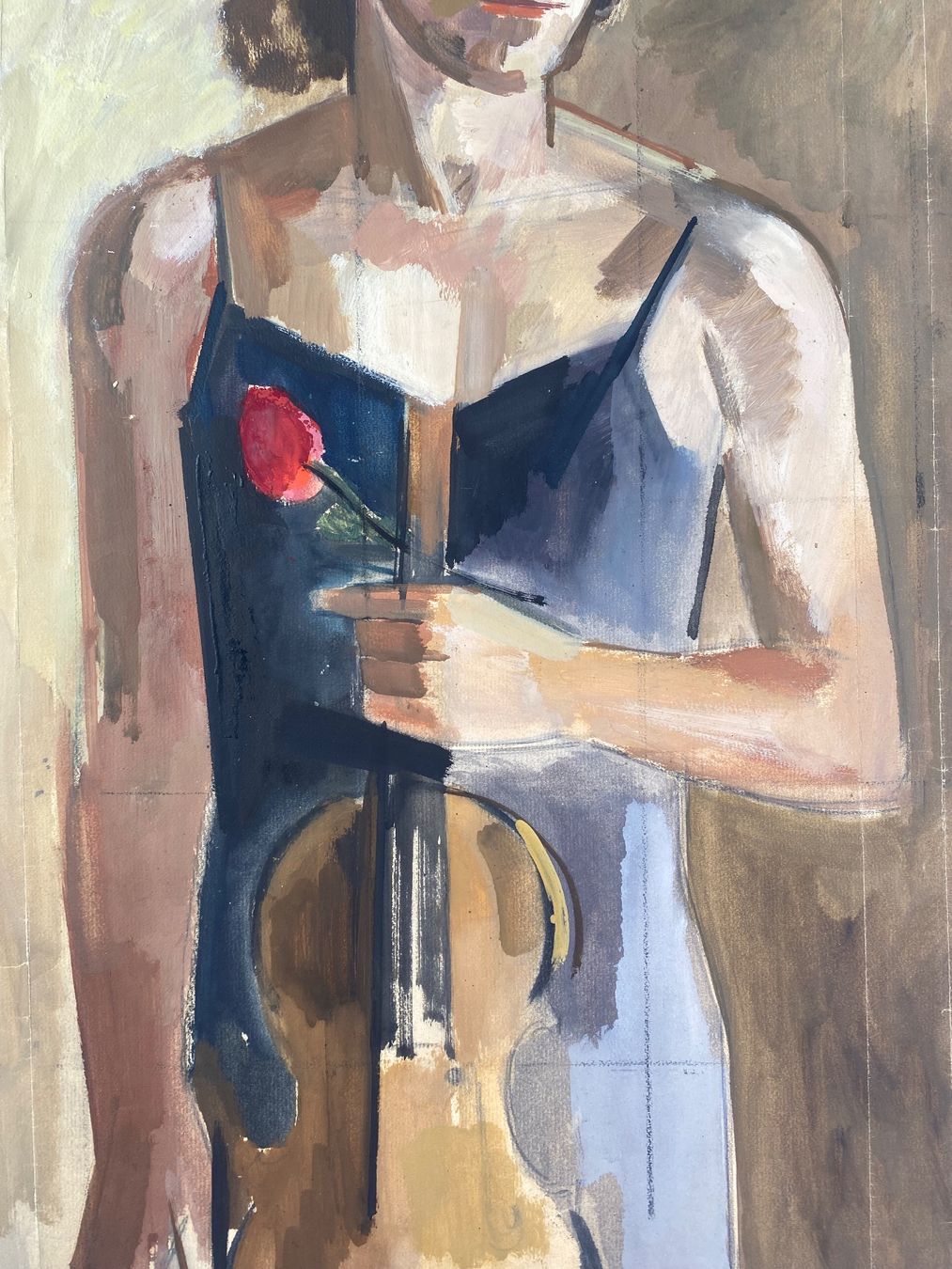 Foto & Immagini: Hans Rohner - Lotte Rohner-Kraft mit Violine – Usato da Basel venduto da bigmbh 1