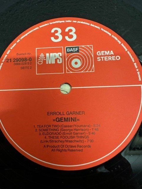 Schallplatten: LP- ERROLL GARNER – Gebraucht aus Ostermundigen von Heavenmaus75 2
