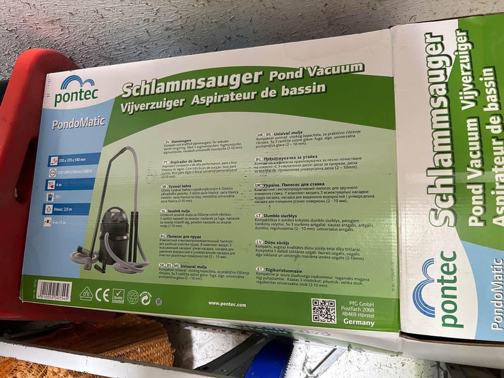 TeichSchlammsauger PONTEC PondoMatic 1400W Kaufen auf Ricardo
