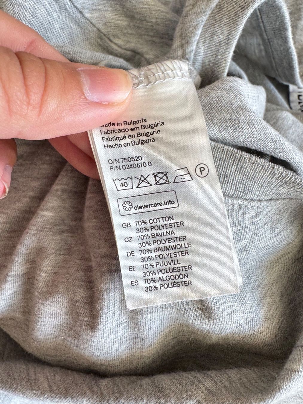 Vestiti: Robe T-shirt grise – Usato da Montreux venduto da iza_peche8 5