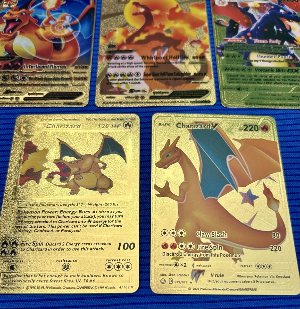 Pokémon Sammelbilder & Trading cards: Pokemon Charizard 8 carte dorate!! – Gebraucht aus Balerna von Roby-Pokemon 2