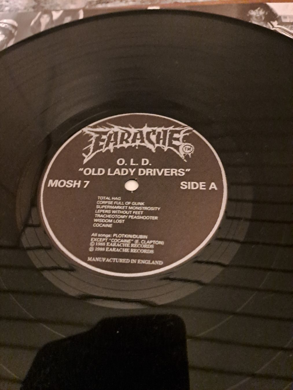Schallplatten: LP  O. L. D.  "Old Lady Drivers" EARACHE – Gebraucht aus Uetendorf von Essiggurken 2