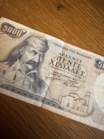 griechische 5000-Drachmen-Note