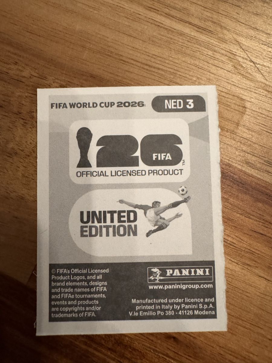 Panini Carte collezionabili: Panini - WM 2026 - NED 3 - Sticker – Nuovo (secondo la descrizione) da Wetzikon ZH venduto da thayreen 1