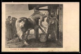 Arnold Böcklin: Zentaur beim Hufschmied