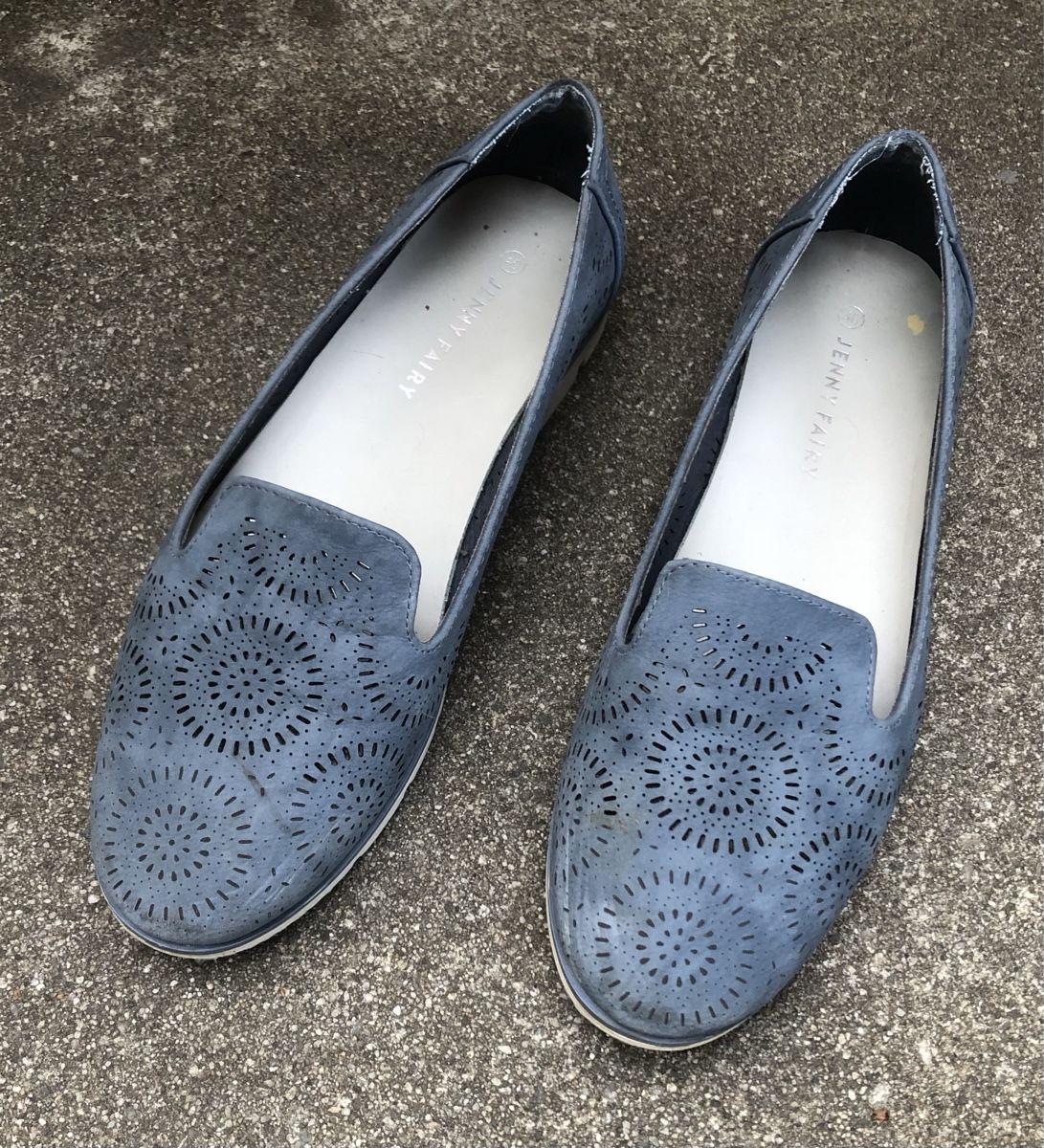Scarpe da donna: HALBSCHUHE hellblau, Gr.40, Jenny Fairy – Usato da Mühlebach (Goms) venduto da chr_q6d8 2