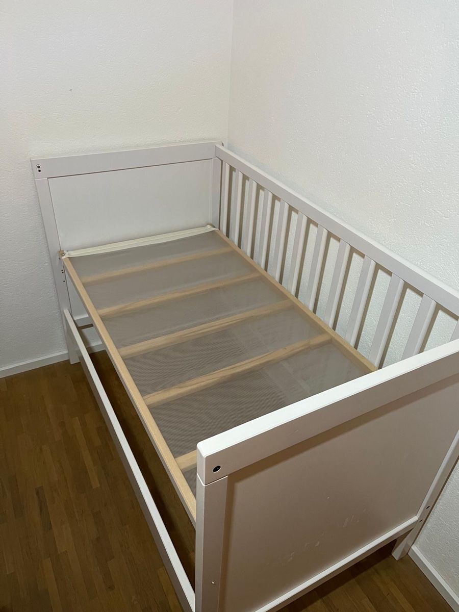 Ikea Letti: Ikea Sundvik Kinderbett, weiss 60 x 120 – Usato da Obfelden venduto da Schwarzerbrezel