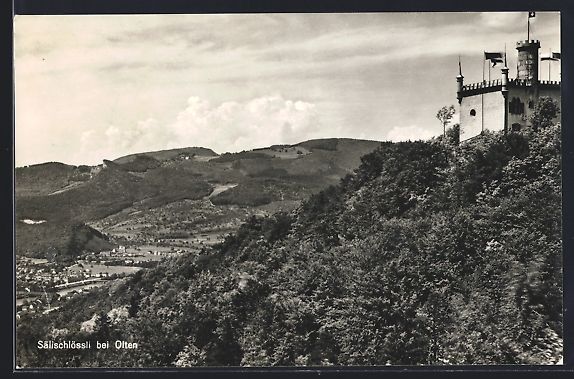 Cartoline postali: Olten, Gaststätte Sälischlössli mit O – Usato da Berlin venduto da bartko-reher