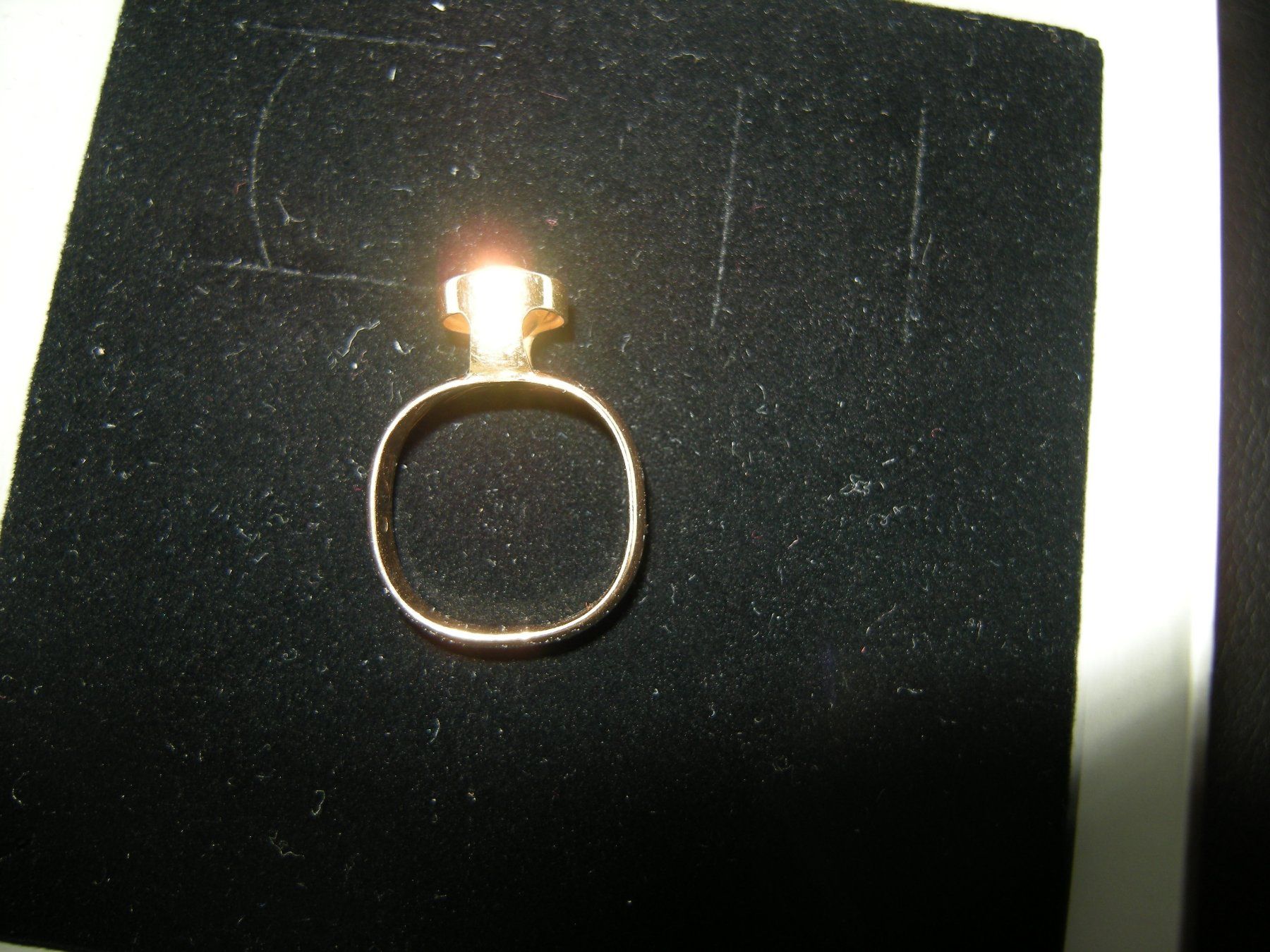 Bagues: Gelbgold Ring 585 mit Citrin Grösse 54 – D'occasion à Holziken par Rupe 5