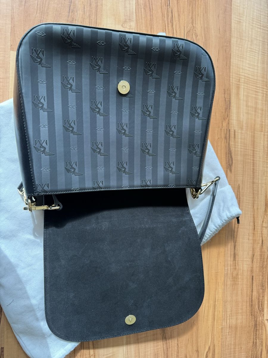 Maison Mollerus Taschen für Damen: Mollerus Umhängetasche Schwarz Leder – Gebraucht aus Killwangen von baffi06 7