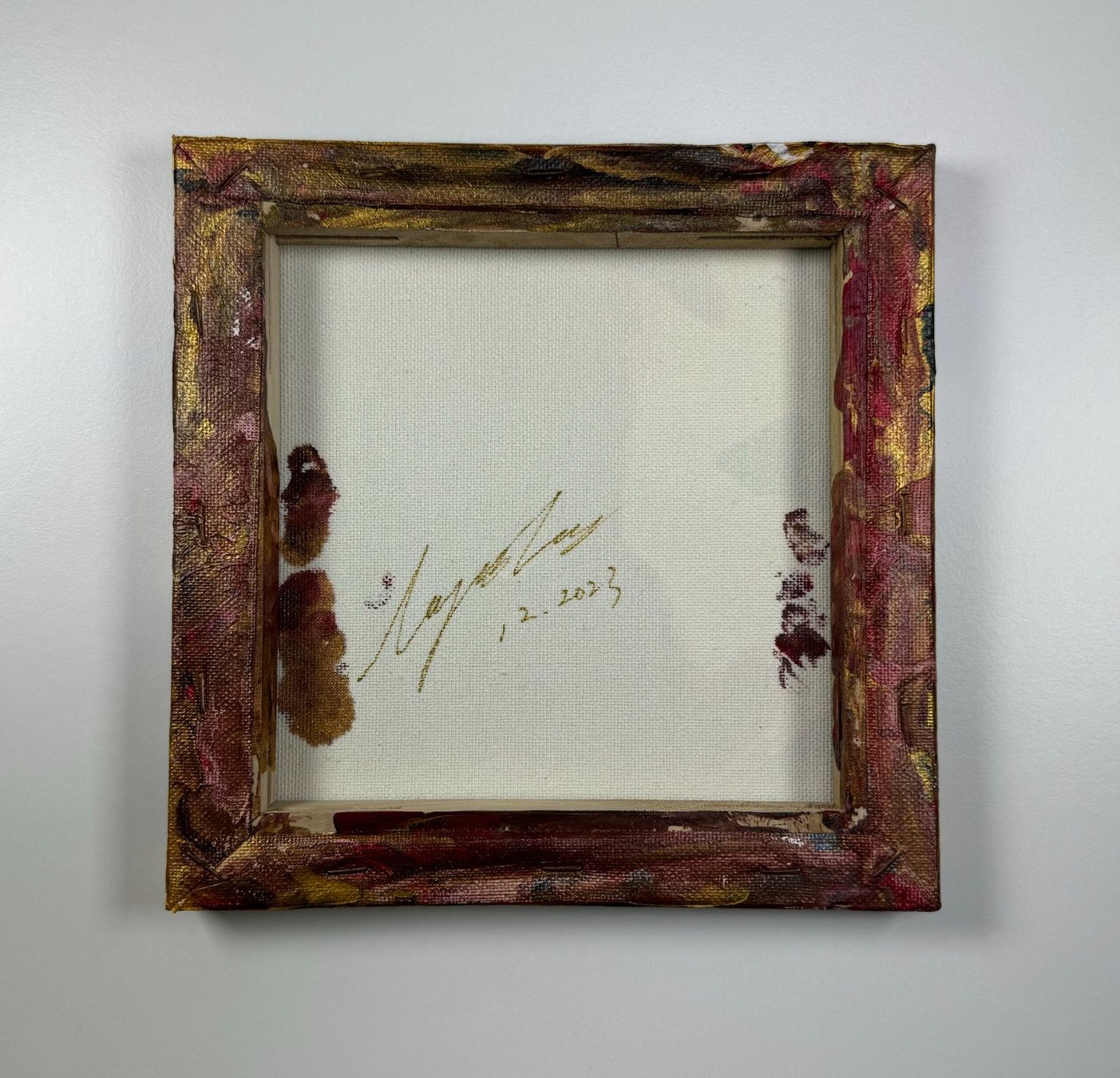 Dipinti: Acryl-Flüssigmalerei, quadratisch – Usato da Schlieren venduto da MayaSheng1983 2