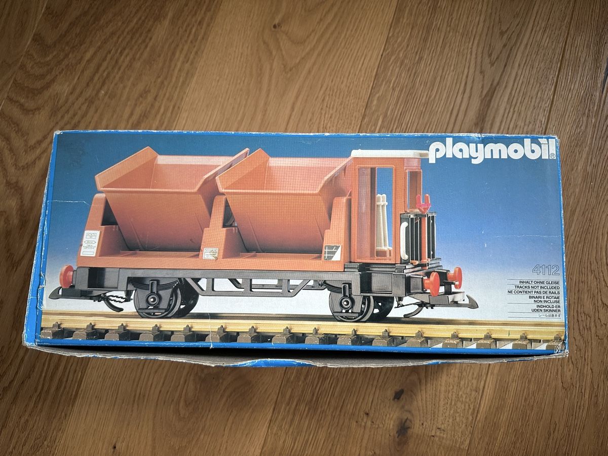 Playmobil Giocattoli: Playmobil Eisenbahn Kipplore 4112 – Nuovo (secondo la descrizione) da Zunzgen venduto da Blueberry87