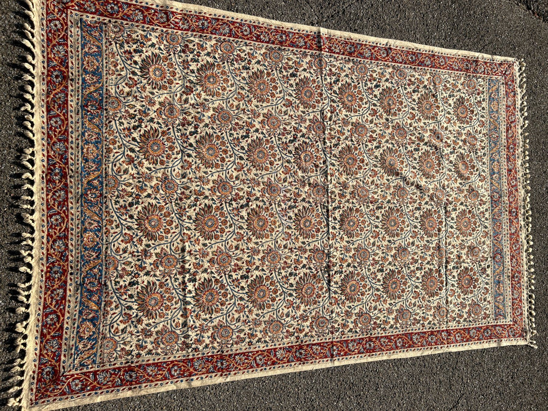 Coperte: Antikes persisches Susani-Textil mit Blumenmuster – Usato da Steinhausen venduto da Super05 6