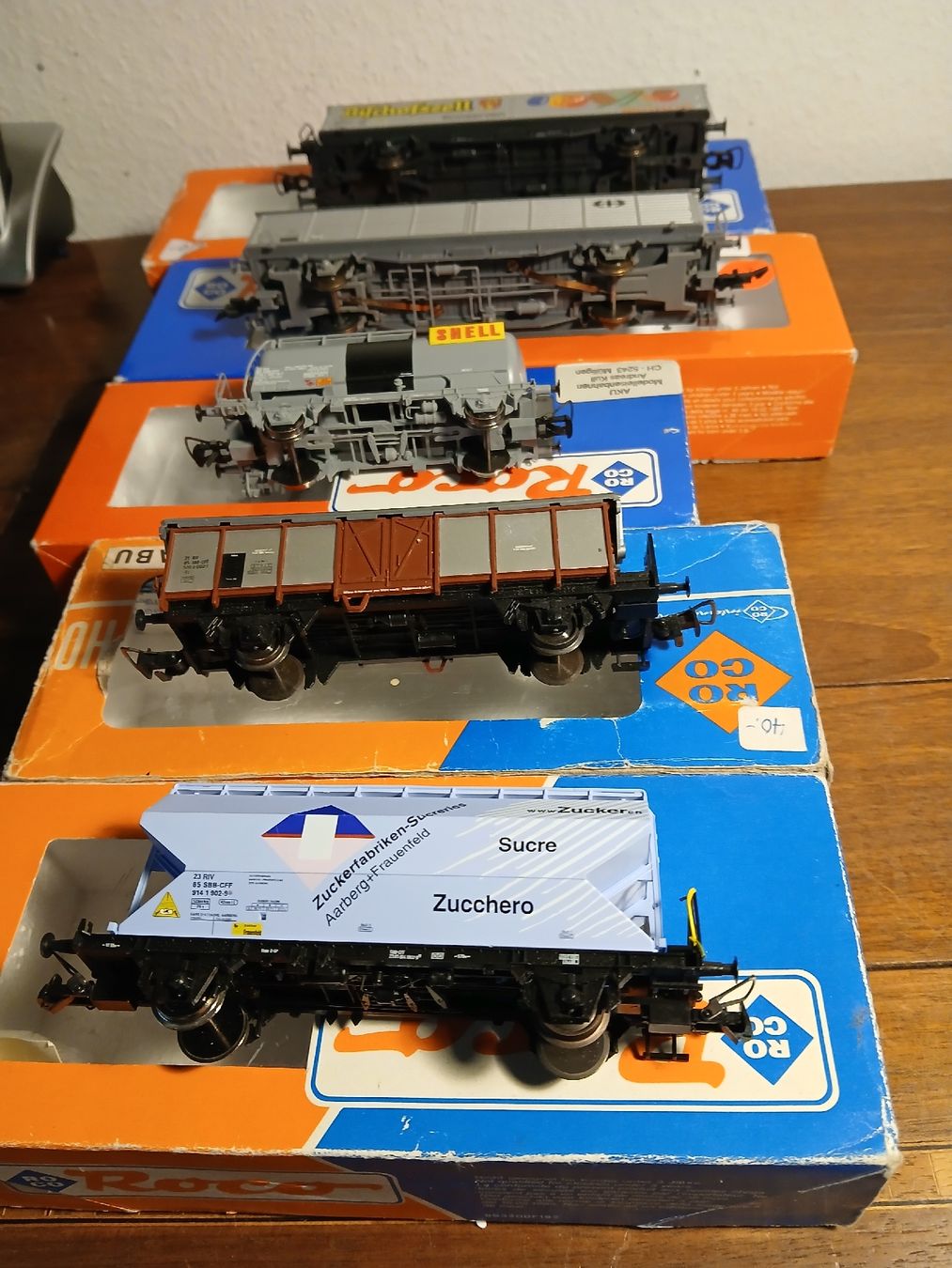 Roco Modellini di ferrovie: Roco H0 Waggons 5 Stk. Konvolut – Usato da Luterbach venduto da trixexpresso 5