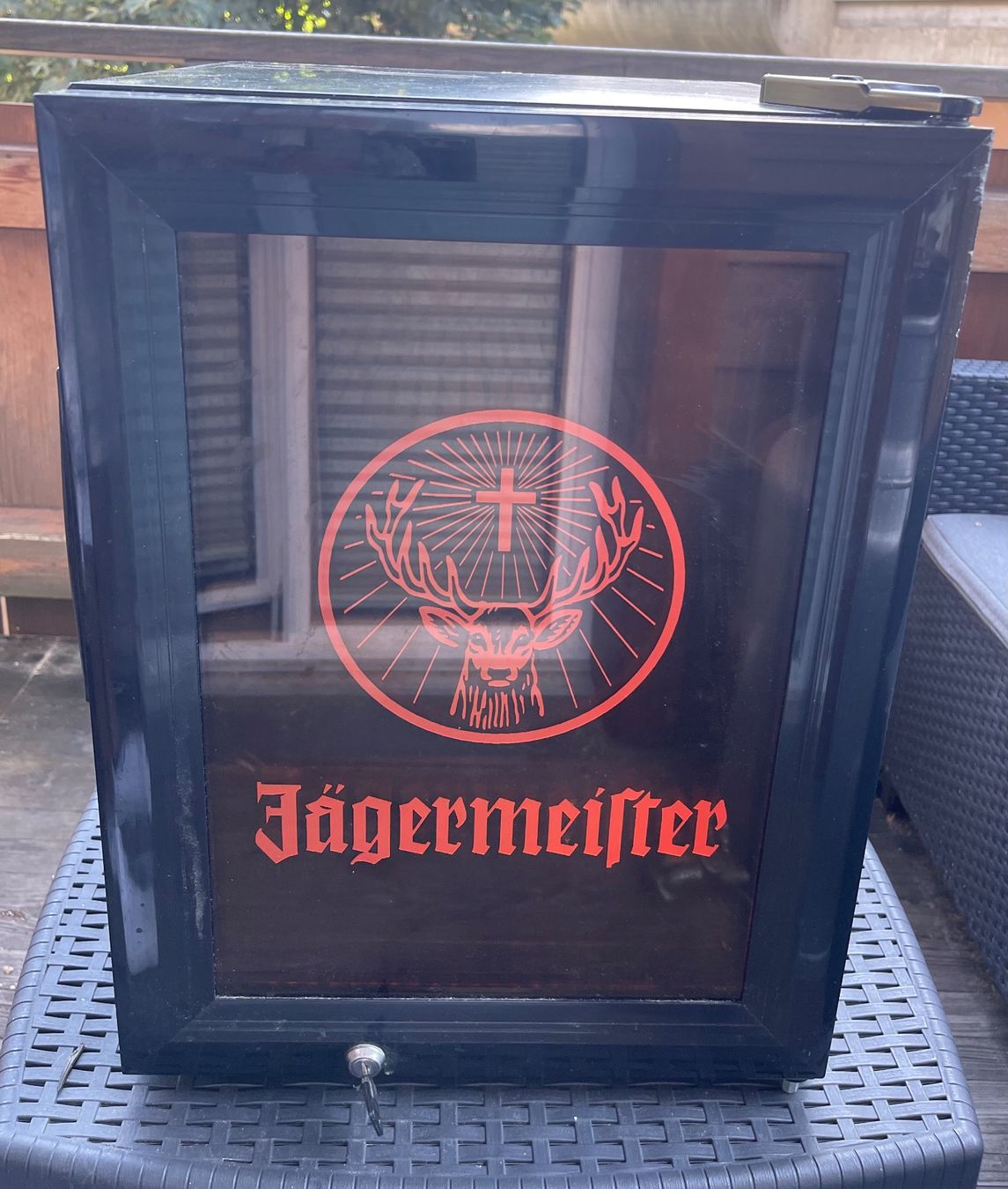 Kühlschrank: Jägermeister Mini Kühlschrank – Gebraucht aus Wengen von rotstock1696
