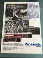Panasonic Audio Zeitschriftenwerbung 1 seitig 80er Jahre