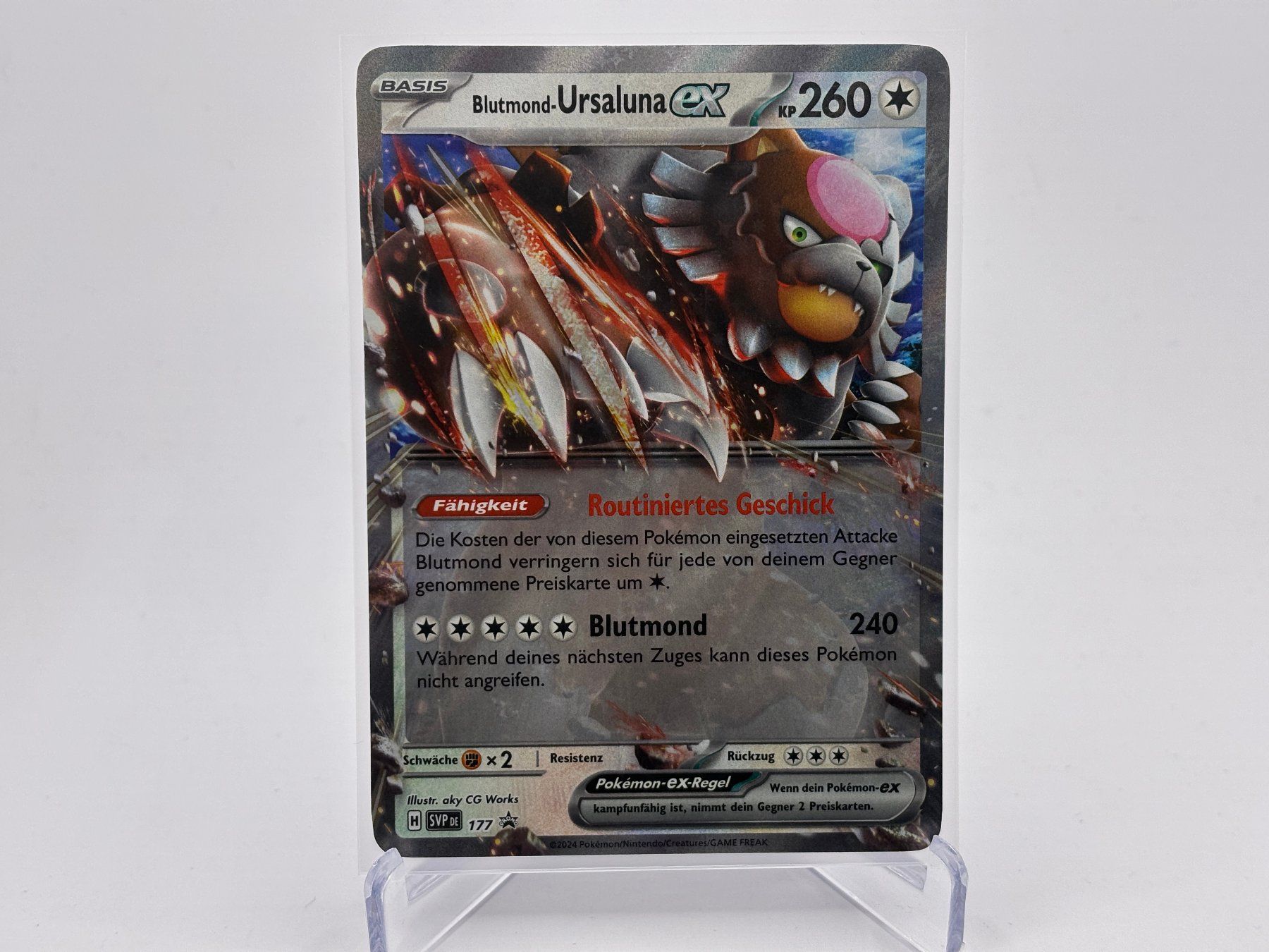 Pokémon Sammelbilder & Trading cards: Scarlet & Violet Promos - Blutmond Ursaluna ex  (SVP 177) DE – Neu (gemäss Beschreibung) aus Allschwil von Bullach