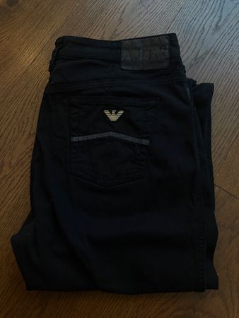 Armani Jeans Black Pants Size 36