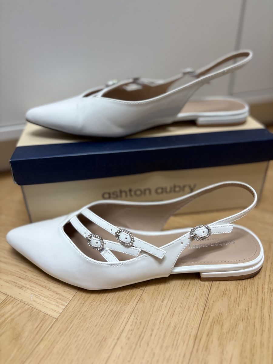 Scarpe da donna: Weisse Slingbacks 40 – Nuovo (secondo la descrizione) da Basel venduto da lolushka 2